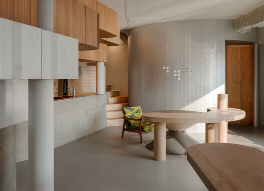 Reinterpreting a 50-Year-Old Building in Myeongnyun-dong / sukchulmok + BRBB Architects - Interior Photography, Wood, Lighting, Chair