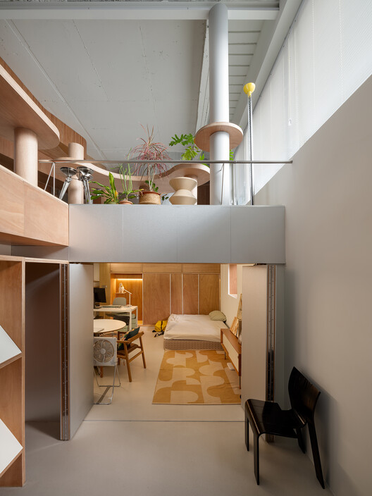 Reinterpreting a 50-Year-Old Building in Myeongnyun-dong / sukchulmok + BRBB Architects - Interior Photography, Wood, Lighting, Stairs, Chair