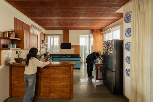 Srila House / Wright Inspires - Interior Photography, Kitchen, Countertop, Wood, Lighting, Chair