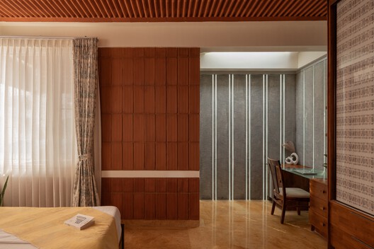 Srila House / Wright Inspires - Interior Photography, Wood, Lighting, Bedroom, Chair, Bed