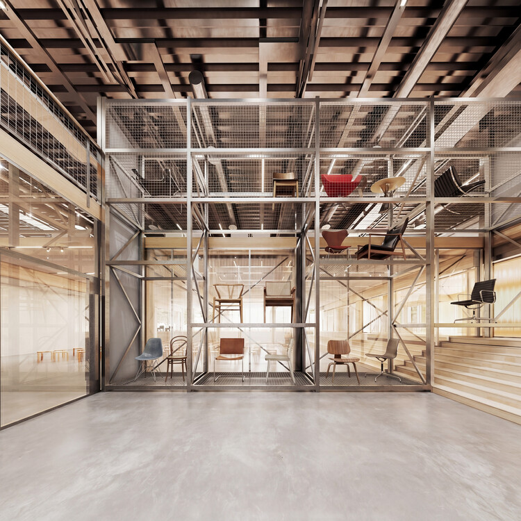 Cobe to Transform Former IKEA Warehouse into a New Site for the Museum of Furniture Studies in Älmhult, Sweden - More Images