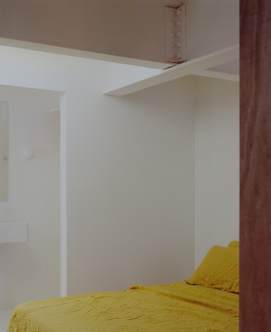 Kerr Apartment / SSdH - Interior Photography, Bedroom, Wood, Bed, Lighting