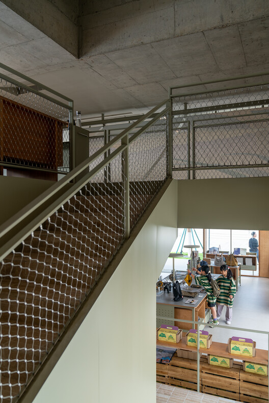 SAANCI Coffee (Aranya North Bay Store) / NUC Studio - Interior Photography, Wood, Handrail, Stairs, Glass