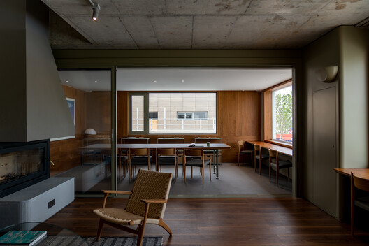 SAANCI Coffee (Aranya North Bay Store) / NUC Studio - Interior Photography, Dining room, Wood, Chair
