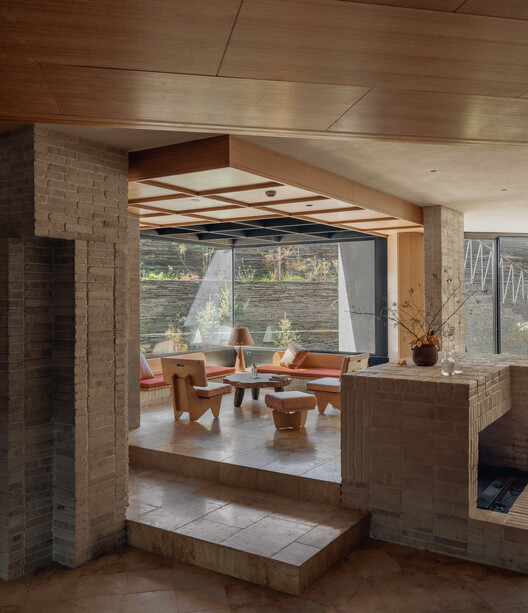 Kawagebo Snow Mountain Hotel / Moguang Studio - Interior Photography, Wood, Chair, Beam