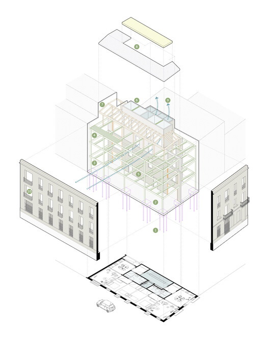 Reforma y ampliación de un edificio para 7 viviendas  / Sau Taller d'Arquitectura - Imagen 19 de 19