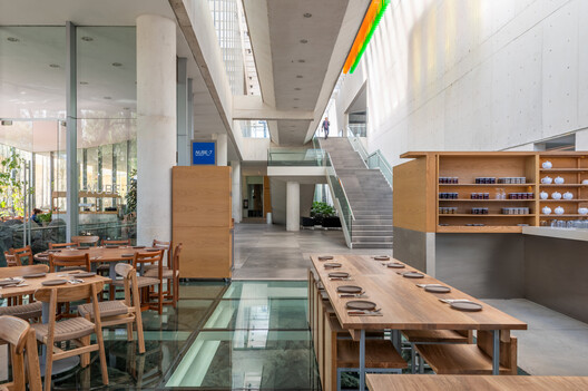 Nube 7 Cafe / Luis Carbonell - Interior Photography, Wood, Lighting, Glass, Table, Chair