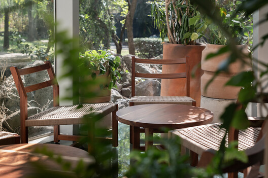 Nube 7 Cafe / Luis Carbonell - Interior Photography, Wood, Table, Chair, Patio