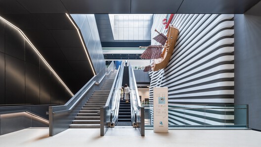 Qingdao Science Technology Museum / von GerKan, Marg and Partners Architects - Interior Photography, Stairs, Steel, Handrail