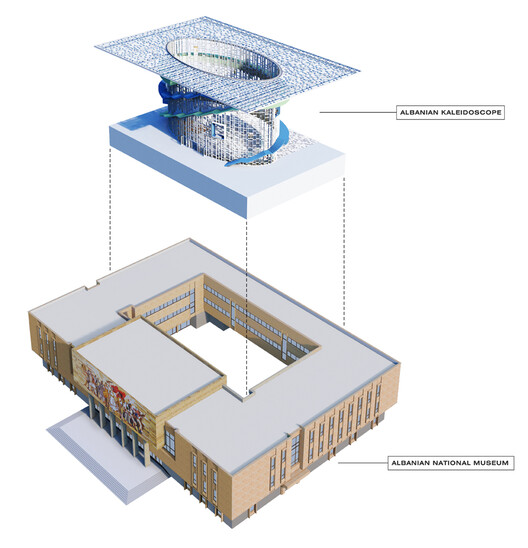 The Albanian Kaleidoscope - Reconstruction and Musealization of the National Historical Museum / Casanova + Hernandez Architects - Image 22 of 23