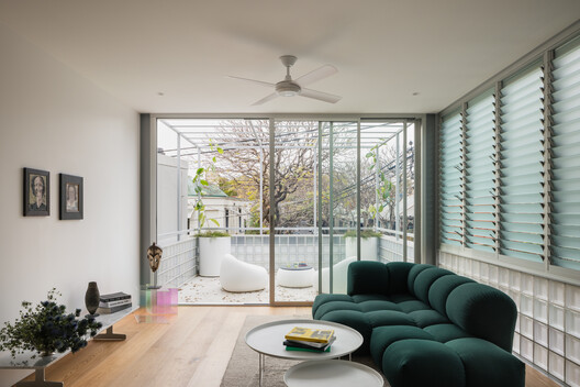 The Corner Store / Ian Moore Architects - Interior Photography, Living Room, Glass, Chair