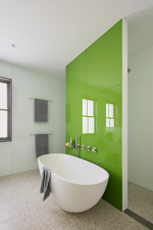 The Corner Store / Ian Moore Architects - Interior Photography, Bathroom, Bathtub, Glass, Sink, Countertop