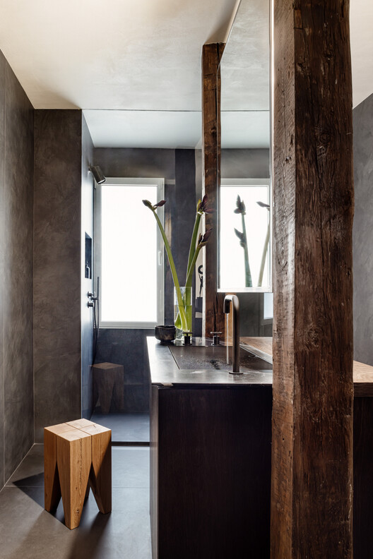 Apartamento San Lucas / Arquid - Fotografía interior, Baño, Madera, Iluminación