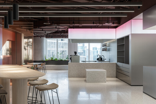 Publicis Groupe Shanghai Headquarters / Ippolito Fleitz Group + Identity Architects - Interior Photography, Table, Lighting, Chair, Glass