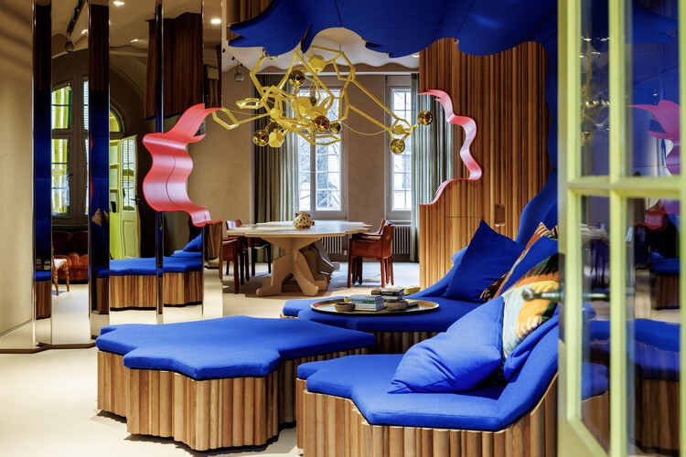 MOM Apartment / J.MAYER H. - Interior Photography, Installations & Structures, Lighting, Chair