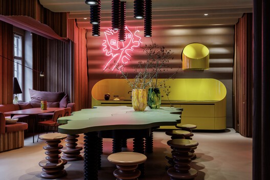 MOM Apartment / J.MAYER H. MOM Apartment / J.MAYER H. - Interior Photography, Dining room, Lighting, Chair