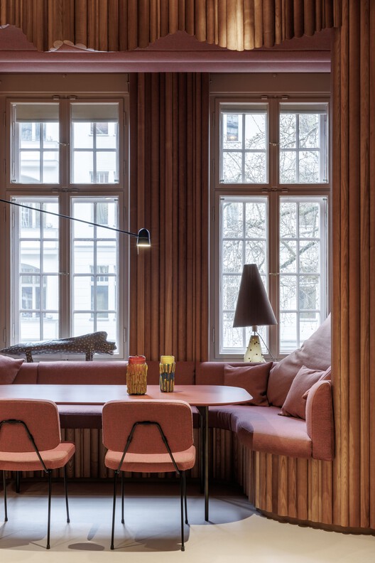 MOM Apartment / J.MAYER H. MOM Apartment / J.MAYER H. - Interior Photography, Living Room, Wood, Chair