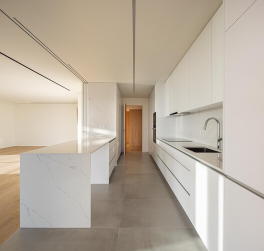 Scala-Mare Building / Atelier d’Arquitectura Lopes da Costa - Interior Photography, Kitchen, Wood, Countertop
