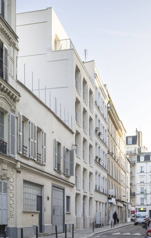 Pension de famille des Apennins / CQFD Architecture - Exterior Photography, Social Housing, Facade, Balcony