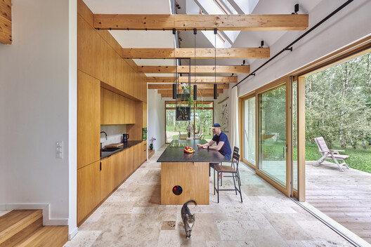 Masurian House / Archigrest Masurian House / Archigrest - Interior Photography, Kitchen, Wood, Beam