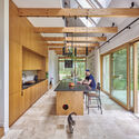 Masurian House / Archigrest - Interior Photography, Sustainability, Kitchen, Beam, Chair