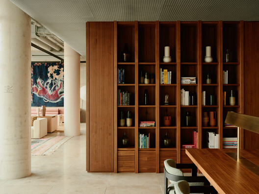 C1 Workplace / Bruzkus Greenberg C1 Workplace / Bruzkus Greenberg - Interior Photography, Closet, Shelving, Wood, Table, Lighting, Chair