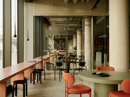 C1 Workplace / Bruzkus Greenberg C1 Workplace / Bruzkus Greenberg - Interior Photography, Dining room, Table, Lighting, Chair