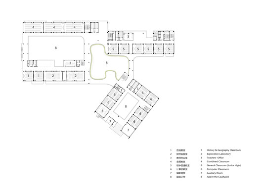 Shenzhen Hongling Education Group Huafu Experimental School / UASZ Shenzhen Hongling Education Group Huafu Experimental School / UASZ - Image 20 of 24