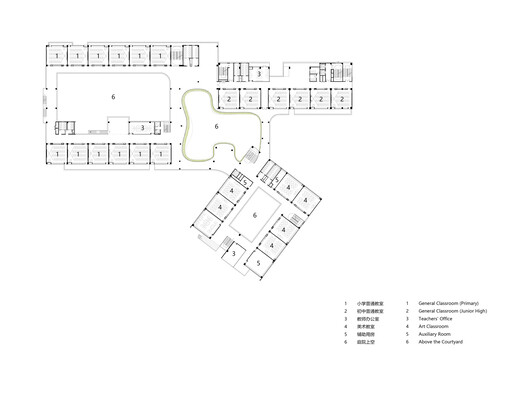 Shenzhen Hongling Education Group Huafu Experimental School / UASZ Shenzhen Hongling Education Group Huafu Experimental School / UASZ - Image 19 of 24