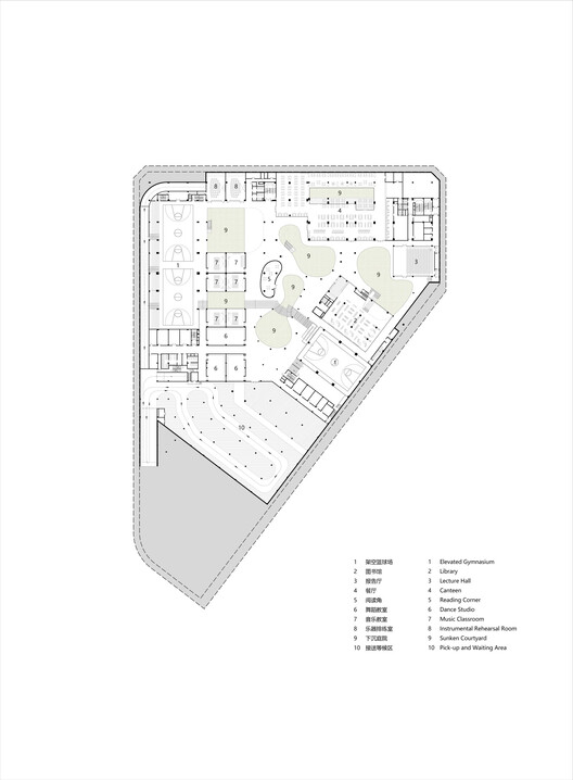 Shenzhen Hongling Education Group Huafu Experimental School / UASZ Shenzhen Hongling Education Group Huafu Experimental School / UASZ - Image 15 of 24