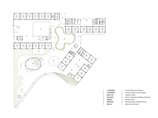 Shenzhen Hongling Education Group Huafu Experimental School / UASZ Shenzhen Hongling Education Group Huafu Experimental School / UASZ - Image 17 of 24