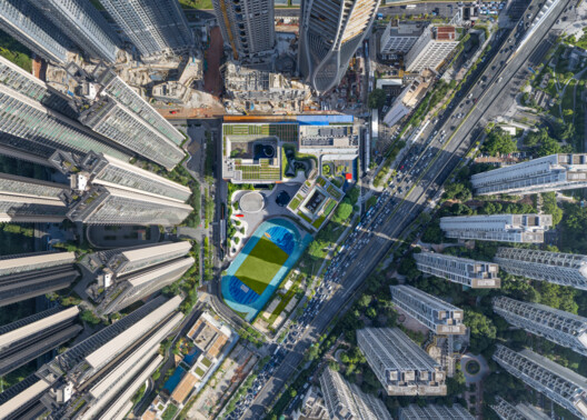 Shenzhen Hongling Education Group Huafu Experimental School / UASZ Shenzhen Hongling Education Group Huafu Experimental School / UASZ - Image 9 of 24