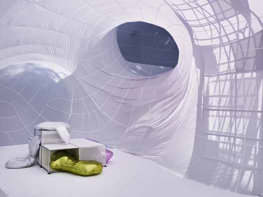 Renaissance of the Real Multisensory Installation - Milan Design Week 2026 / Snøhetta + USM Modular Furniture Renaissance of the Real Multisensory Installation - Milan Design Week 2026 / Snøhetta + USM Modular Furniture - Interior Photography, Bedroom