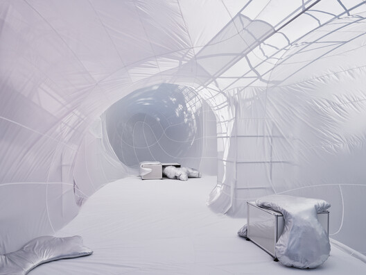 Renaissance of the Real Multisensory Installation - Milan Design Week 2026 / Snøhetta + USM Modular Furniture Renaissance of the Real Multisensory Installation - Milan Design Week 2026 / Snøhetta + USM Modular Furniture - Interior Photography, Bedroom