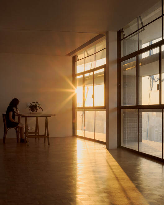 Copan D Apartment / Sabiá Arquitetos + Trema Arquitetura Copan D Apartment / Sabiá Arquitetos + Trema Arquitetura - Interior Photography, Wood, Lighting, Glass