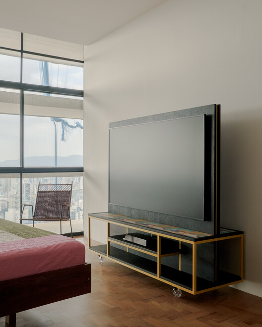 Copan D Apartment / Sabiá Arquitetos + Trema Arquitetura Copan D Apartment / Sabiá Arquitetos + Trema Arquitetura - Interior Photography, Bedroom
