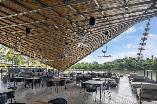 Pabellón Lagomar / Obreval - Fotografía interior, Comedor