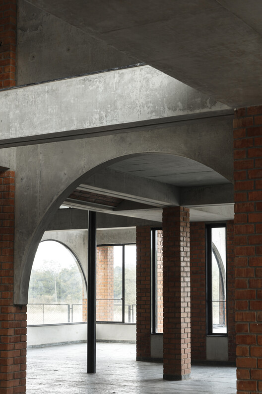 Studio ALT / Rushnaiwala Architects - Interior Photography, Column, Arch, Concrete, Brick, Arcade, Beam