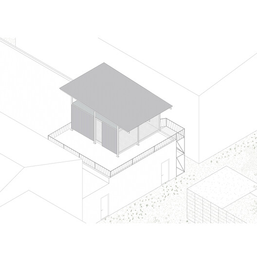 Office above the Pool / Modulito Estudio + atelier industrial - Image 23 of 27