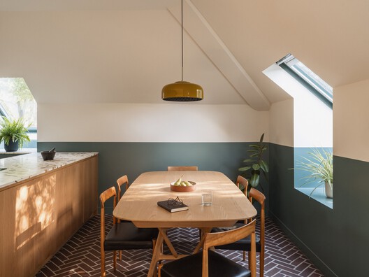 Pyramid House / Khan Bonshek Pyramid House / Khan Bonshek - Interior Photography, Dining room, Wood, Table, Chair
