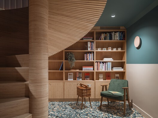 Pyramid House / Khan Bonshek Pyramid House / Khan Bonshek - Interior Photography, Closet, Shelving, Wood, Lighting, Chair