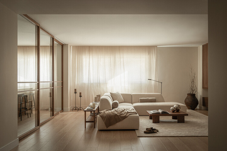 Santa Engracia 143 / ERENTIA - Fotografía interior, Sala de estar, Sillones, Madera, Iluminación, Mesas, Sillas