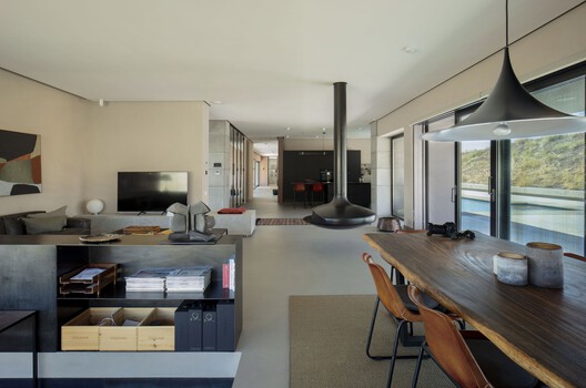 Villa in Rind Village / ARCHcoop Architectural Studio Villa in Rind Village / ARCHcoop Architectural Studio - Interior Photography, Wood, Lighting, Table, Sofa, Chair