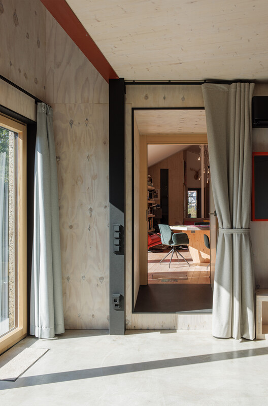 Cork House / studio bauform - Interior Photography, Wood, Door
