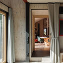 Cork House / studio bauform - Interior Photography, Houses, Door, Beam, Chair