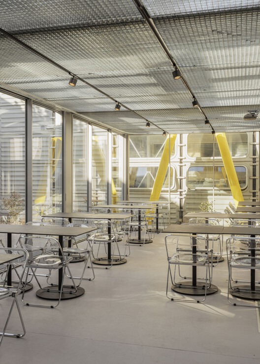 Modular Pavilion / Dietsch Vilaça + Lukas Beer Modular Pavilion / Dietsch Vilaça + Lukas Beer - Interior Photography, Chair, Glass