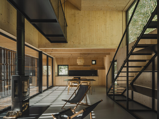 Between the Rock and the River / Mimosa architects Between the Rock and the River / Mimosa architects - Interior Photography, Wood, Beam