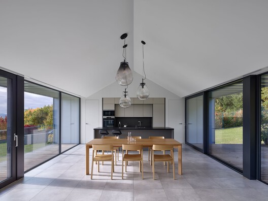 House with a Mountain View / Stempel & Tesar Architects - Interior Photography, Wood, Door, Glass