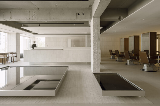 Junohair Yangjae 1st / TYPE S Junohair Yangjae 1st / TYPE S - Interior Photography, Wood, Glass, Chair
