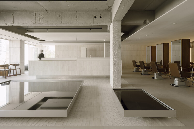 Junohair Yangjae 1st / TYPE S - Interior Photography, Wood, Glass, Chair